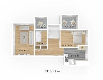 2 Bed 1 Bath at 199 Overdale Street